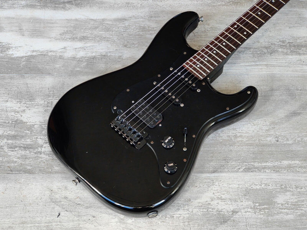 1985 Fender Japan ST-556 A Series Boxer/Contemporary Series Stratocaster (Black)