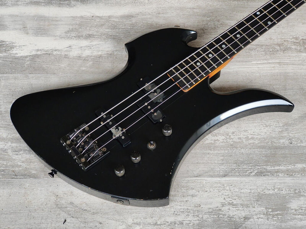 1989 BC Rich Japan NJ Series MB-857 Mockingbird Bass (Black)