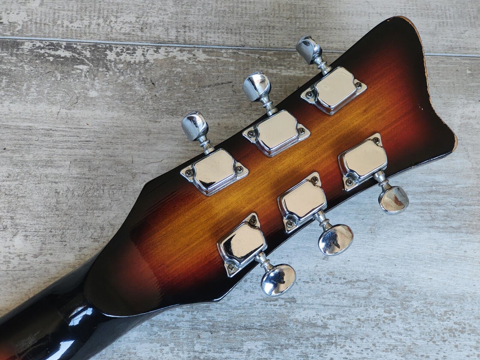 1960's Morales Japan (Mosrite) Ventures Offset Guitar (Vintage Sunburst)