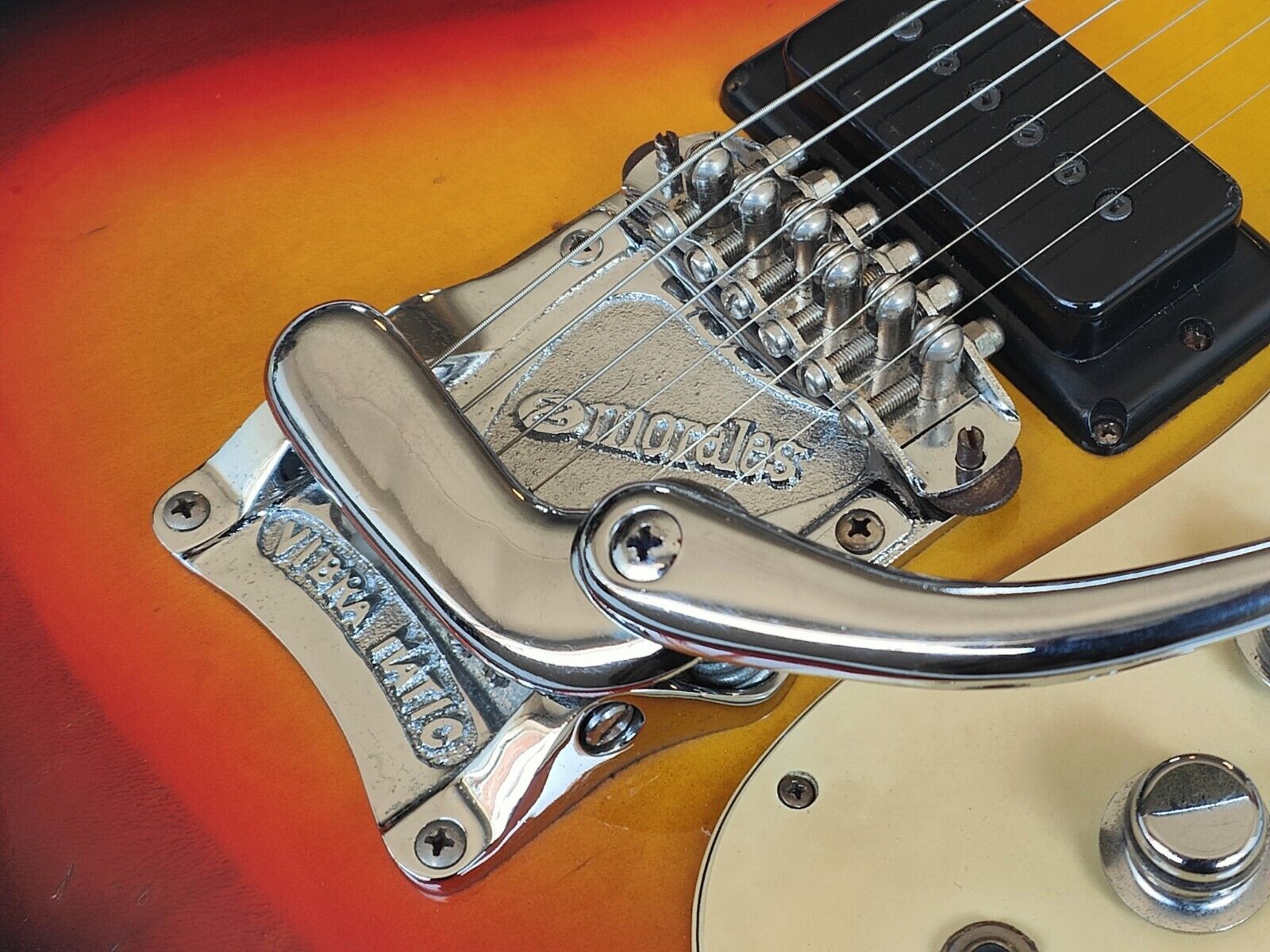 1960's Morales Japan (Mosrite) Ventures Offset Guitar (Vintage Sunburst)