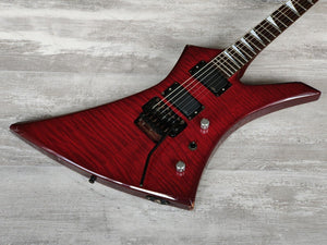 2000 Grover Jackson Japan Neckthrough Kelly (Flame-Top Red)