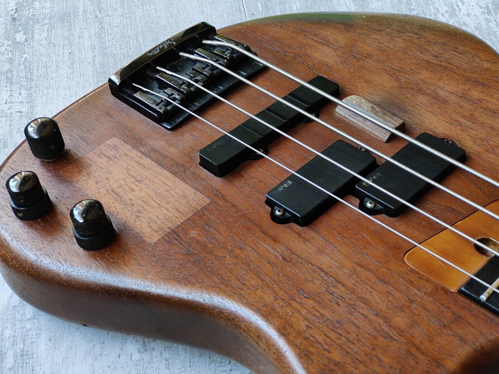 1980's P-Project (by Fernandes Japan) PUM-4 PJ Bass (Dark Brown)