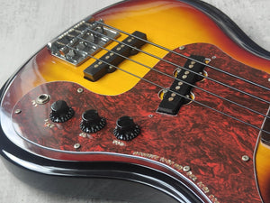 Aria Diamond Mosrite Style DMB380 Bass Guitar (Sunburst)