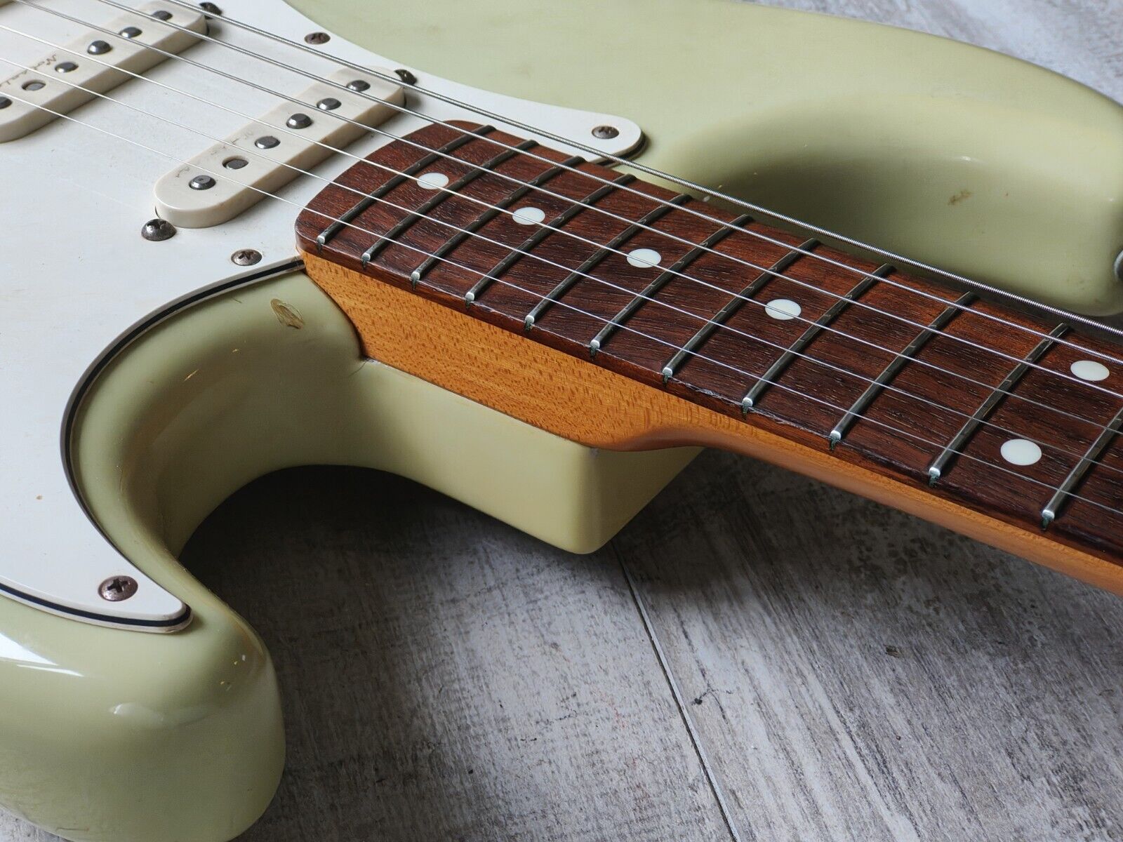 1986 Fender Japan ST62 E Series '62 Reissue Stratocaster (Faded Daphne Blue)
