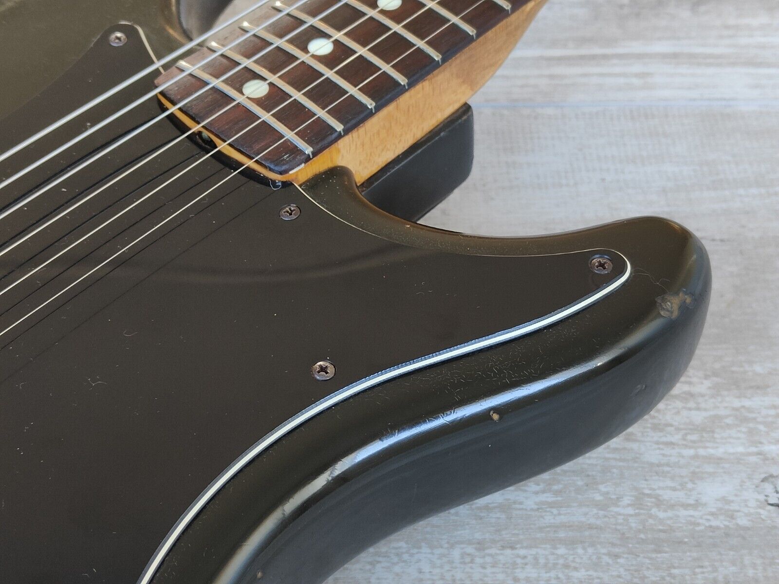 1982 Fender USA Lead I Vintage Electric Guitar (Black)