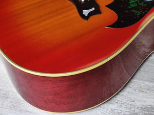 1970's Morris WD-30 Dove Japanese Vintage Acoustic Guitar (Cherry Sunburst)