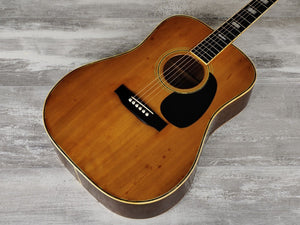 1980's Tokai Cat's Eyes TCE-35 Vintage Acoustic Dreadnought Guitar (Natural)
