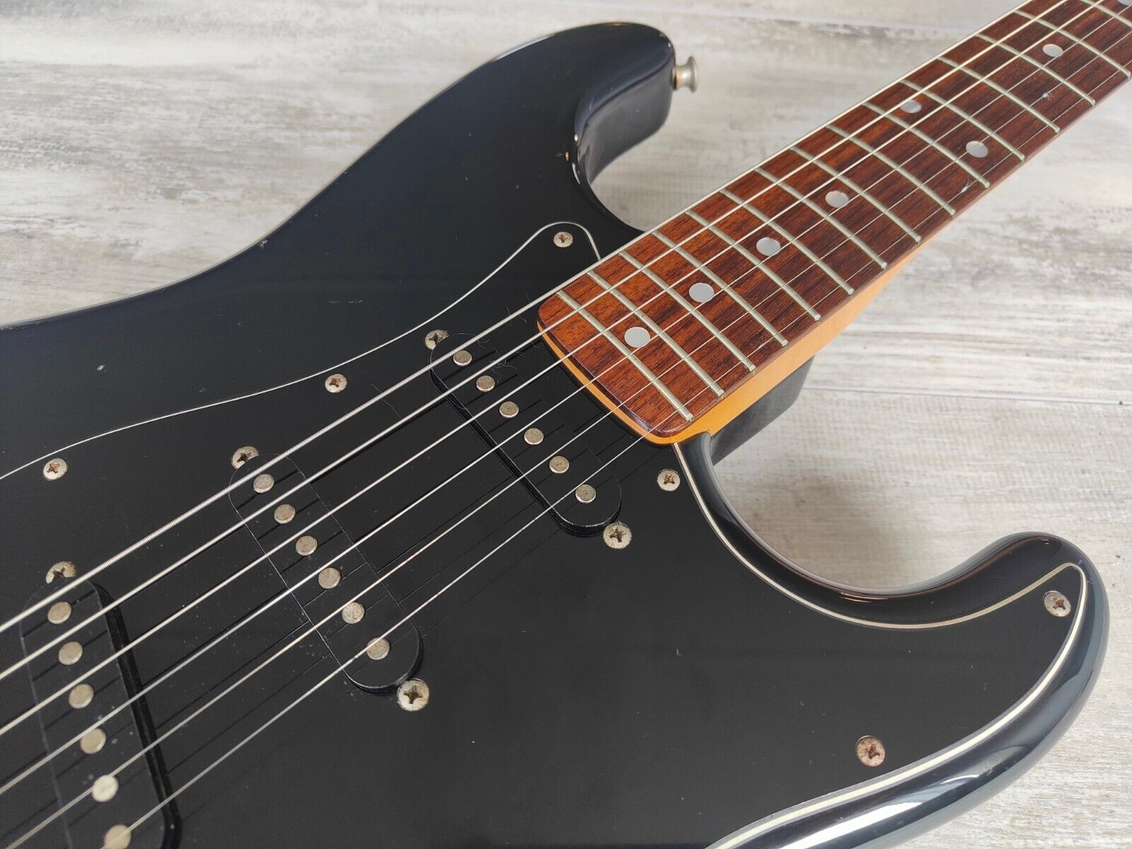 1983 Squier Japan CST-50 JV Series '72 Reissue Stratocaster (Black)
