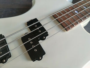 1991 Fernandes Japan MB-65 Mockingbird Bass Guitar (White)