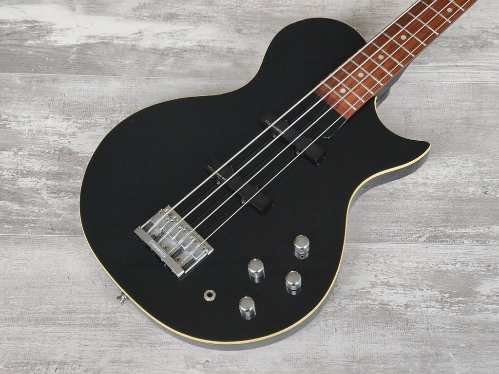 2000's Burny (Fernandes) Japan LSB-80 Active Les Paul Bass (Black)