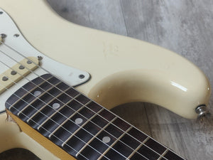 1985 Fender Japan ST72-65 Scalloped Stratocaster (Aged Olympic White)
