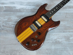 1979 Aria Pro II Japan (Matsumoku) TS-600 Neckthrough Vintage Guitar (Brown)