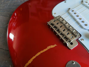 1980's Yamaha Japan ST400R Stratocaster (Candy Apple Red)