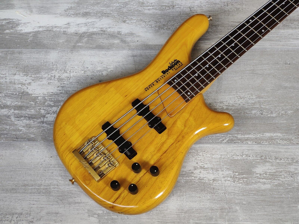 1989 Rockoon Japan (by Kawai) RB-855S 5-String Bass (Natural)