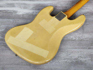 1983 Tokai TJB-70F Fretless Jazz Bass (Aged Olympic White)
