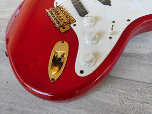 1980's Bill Lawrence (by Morris Japan) BC2R-70G Stratocaster (Red)