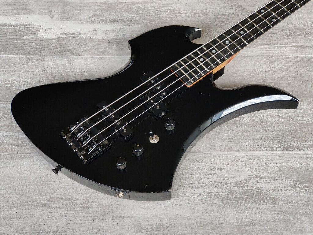 1980's BC Rich Japan NJ Series MB-857 Mockingbird Bass (Black)