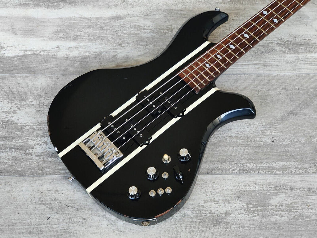 1996 Burny (Fernandes) EB-95X "X Japan" Signature Eagle Bass (Black)