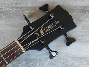 Edwards Japan (by ESP) EJ-78TV Double Cutaway Bass Guitar Luna Sea (Matte Black)