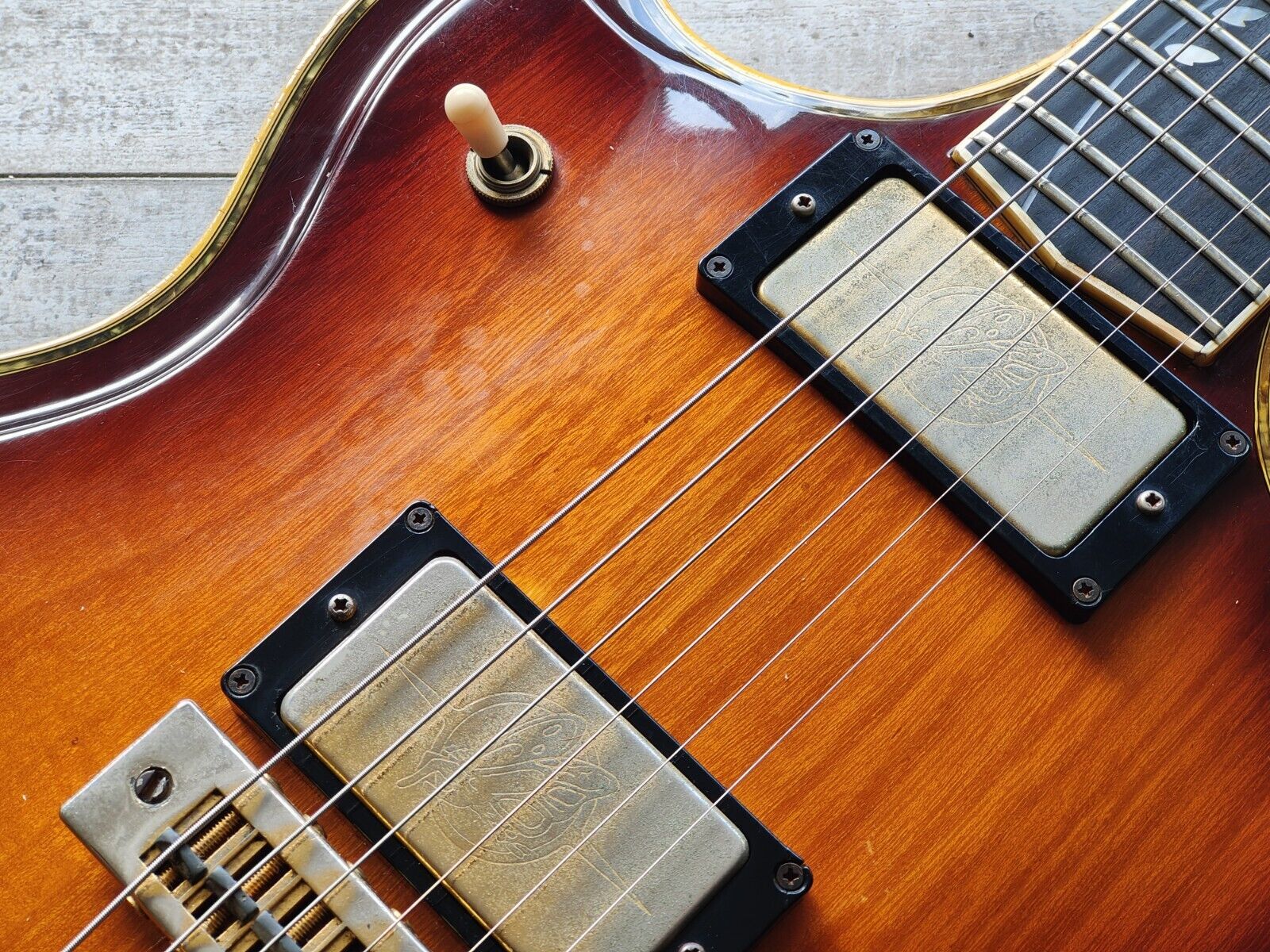 1976 Ibanez Japan 2681 Professional Series Double Cutaway (Antique Violin)