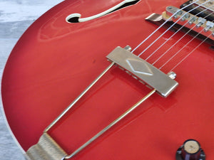 1970's Guyatone (by Matsumoku) SG-28 Hollowbody Guitar (Cherry Red)