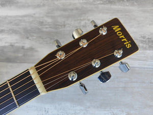 1980's Morris LF-250 Japanese Vintage Acoustic Guitar (Natural)