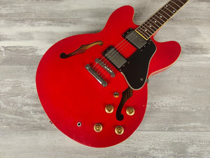 2008 Tokai ES-60 Semi Hollowbody 335 Electric Guitar (See-thru Red)