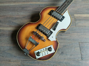 1970's Fresher Japan FK-301BS Violin Beatle Bass w/Case