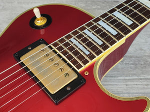 1991 Burny Japan RLC-60 Custom Order Les Paul Custom (Candy Apple Red)