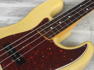 1983 Tokai TJB-70F Fretless Jazz Bass (Aged Olympic White)