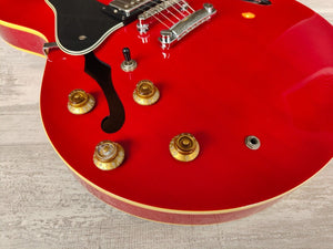 Tokai ES-78L Semi Hollowbody 335 LH Left Handed Electric Guitar (Red)