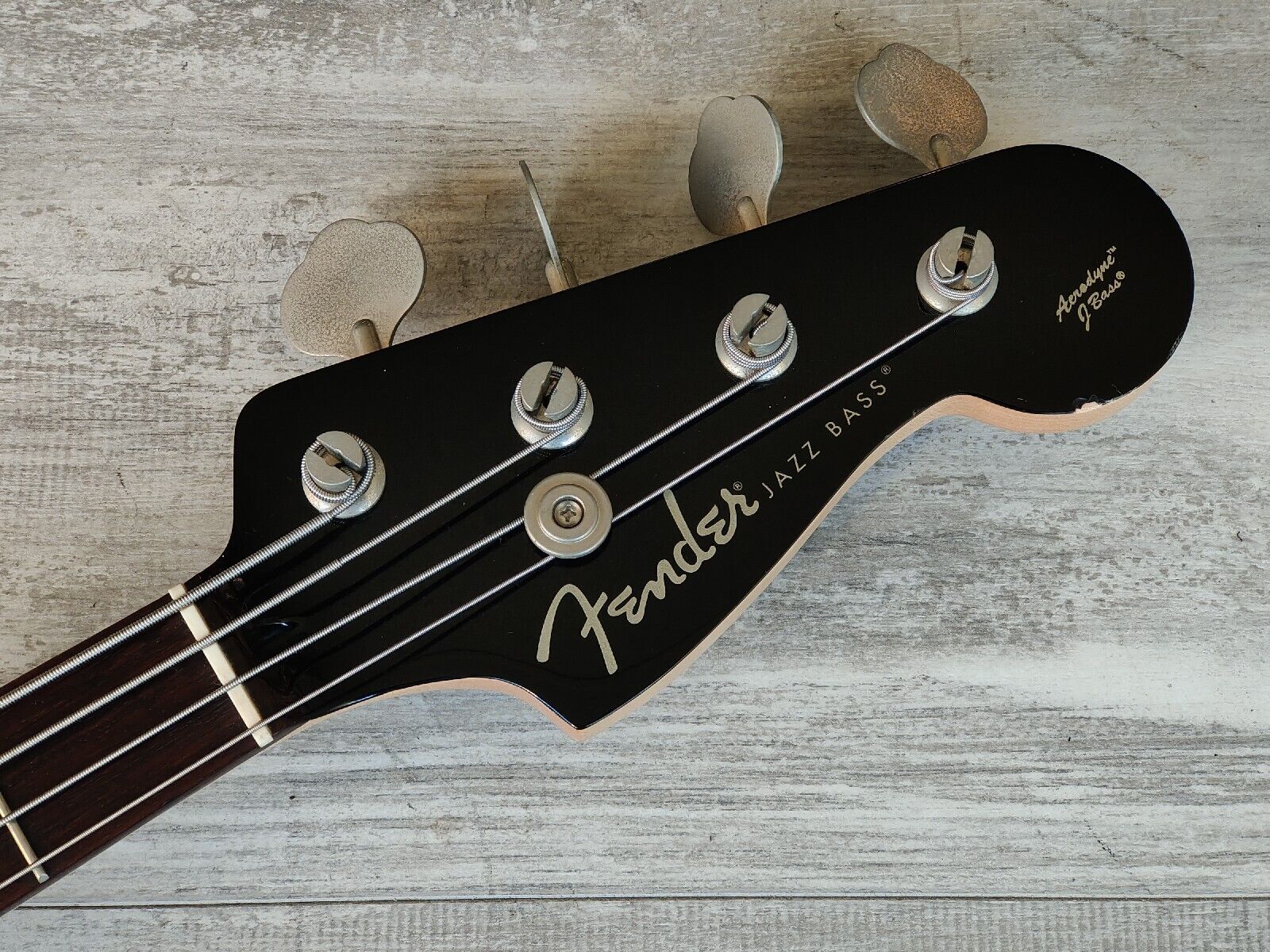 2004 Fender Japan AJB-65 Aerodyne Jazz Bass (Black)