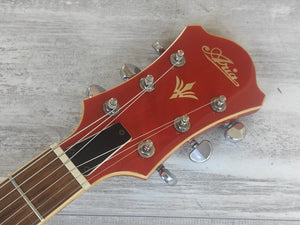2002 Aria Pro II FA-80 Hollowbody Electric Guitar (Orange)