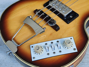 1970's Triumph Japan Violin Beatle Bass (Brown Sunburst)