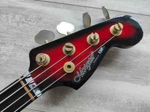 1983 ESP Navigator Japan Custom Order PJ Bass (Redburst)