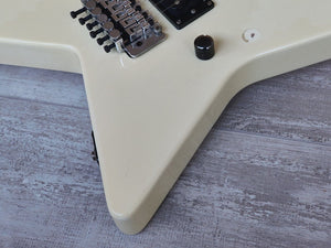 1980's Japanese Random Star Electric Guitar (White)
