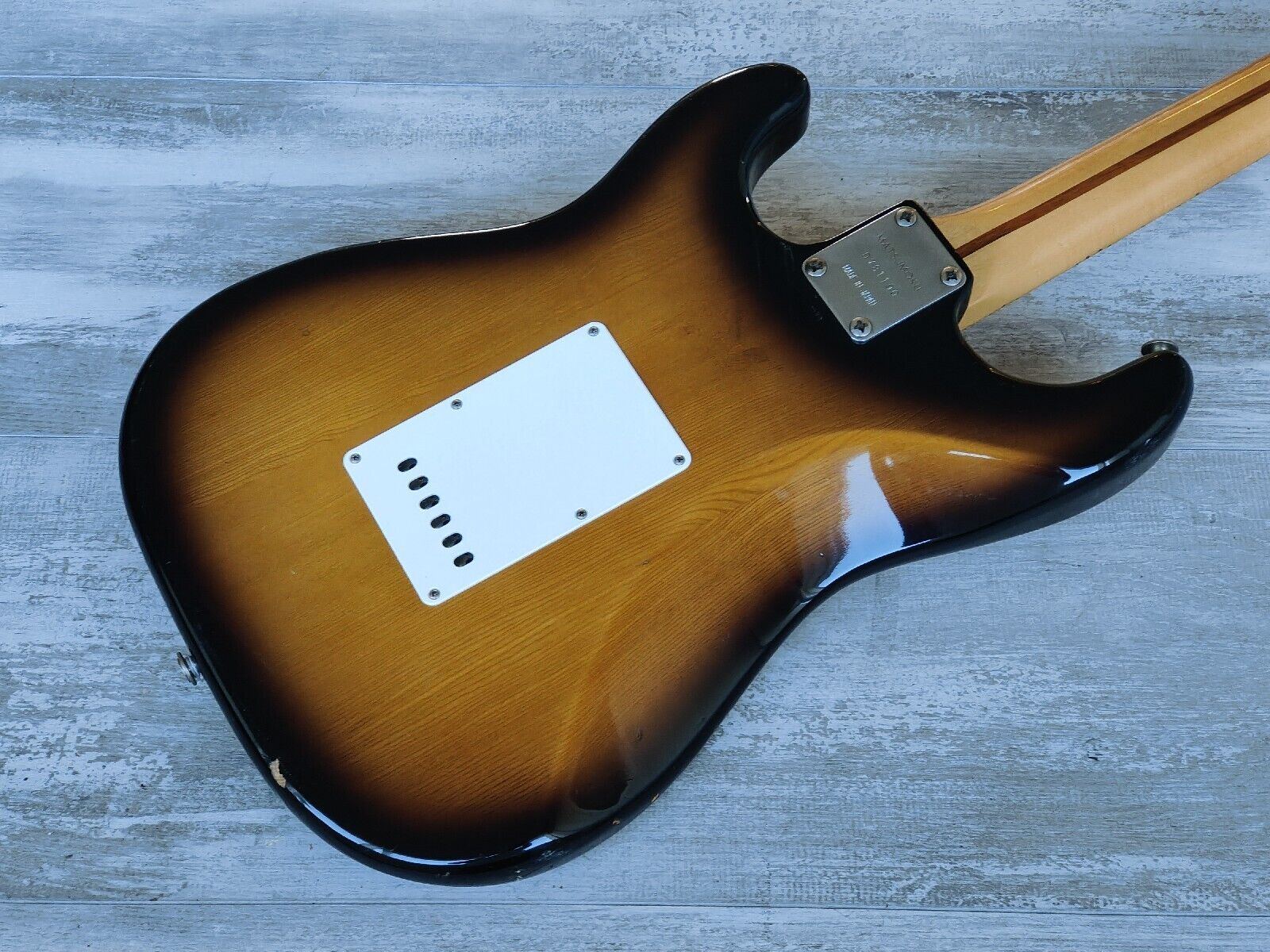 1978 Aria Pro II Japan ST-500 Strikin' Sound Stratocaster (Brown Sunburst)