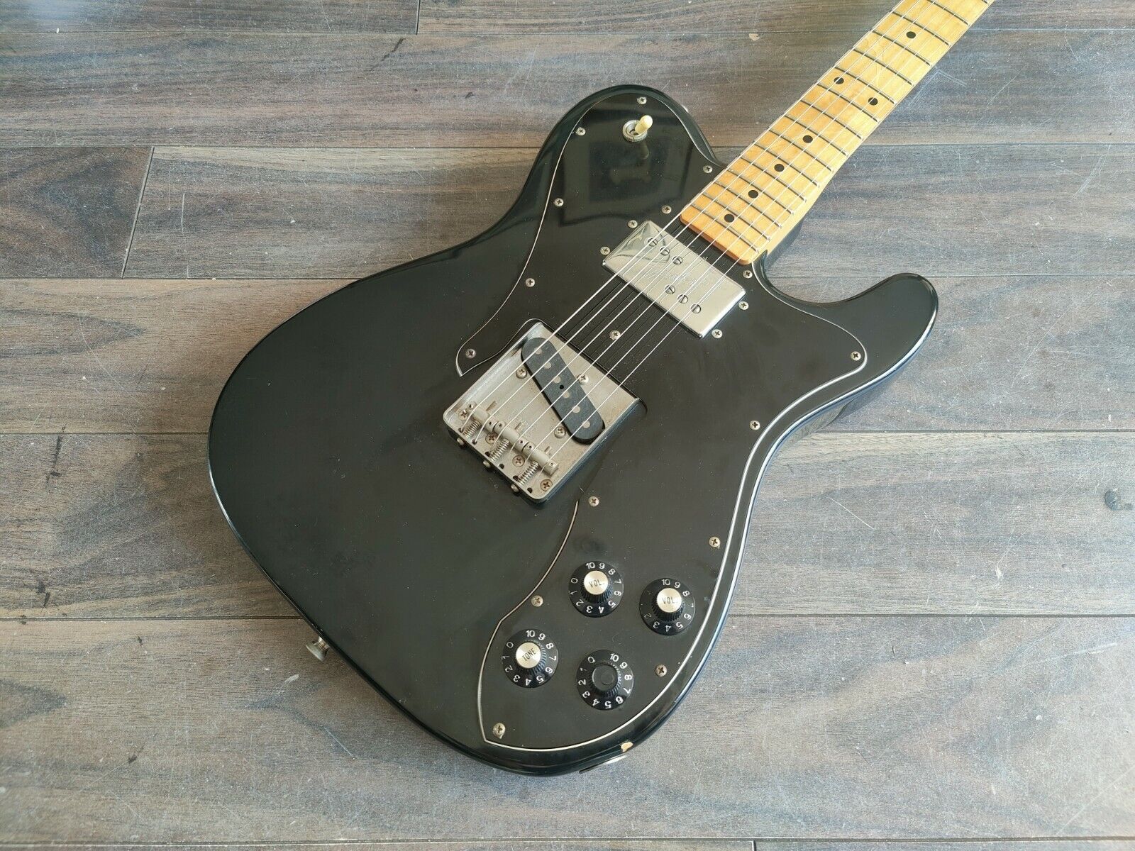 1995 Fender Japan TC72-70 '72 Reissue Telecaster Custom (Black)