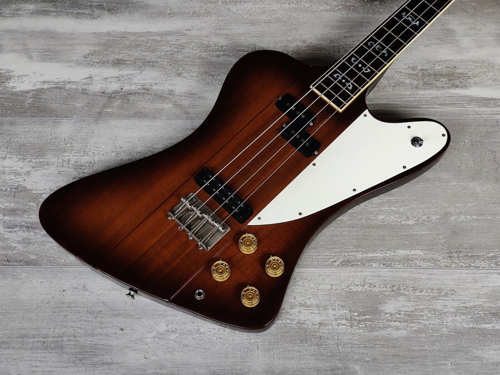 1975 Greco SB-850 Suzi Quatro Thunderbird Bass (Brown Sunburst)