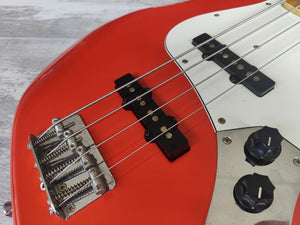 1990's Edwards Japan (by ESP) E-JB-85 '70's Reissue Jazz Bass (Fiesta Red)