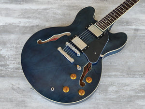 Tokai ES-86 Semi Hollowbody 335 Electric Guitar (See-Thru Blue)