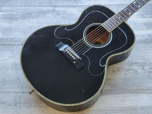 1980's Morris WJ-50 Japanese Everly Brothers Jumbo Acoustic (Black)