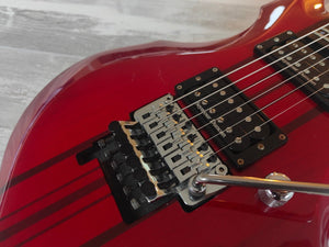 2009 Edwards (by ESP Japan) E-FR-145 Forest Neckthrough Guitar (Trans Red)