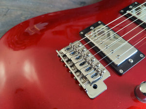 Aria Pro II MAC Series Superstrat (Candy Apple Red)
