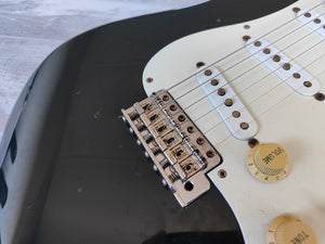 2002 Fender Japan ST57-58US '57 Reissue Stratocaster w/USA Pickups (Black)