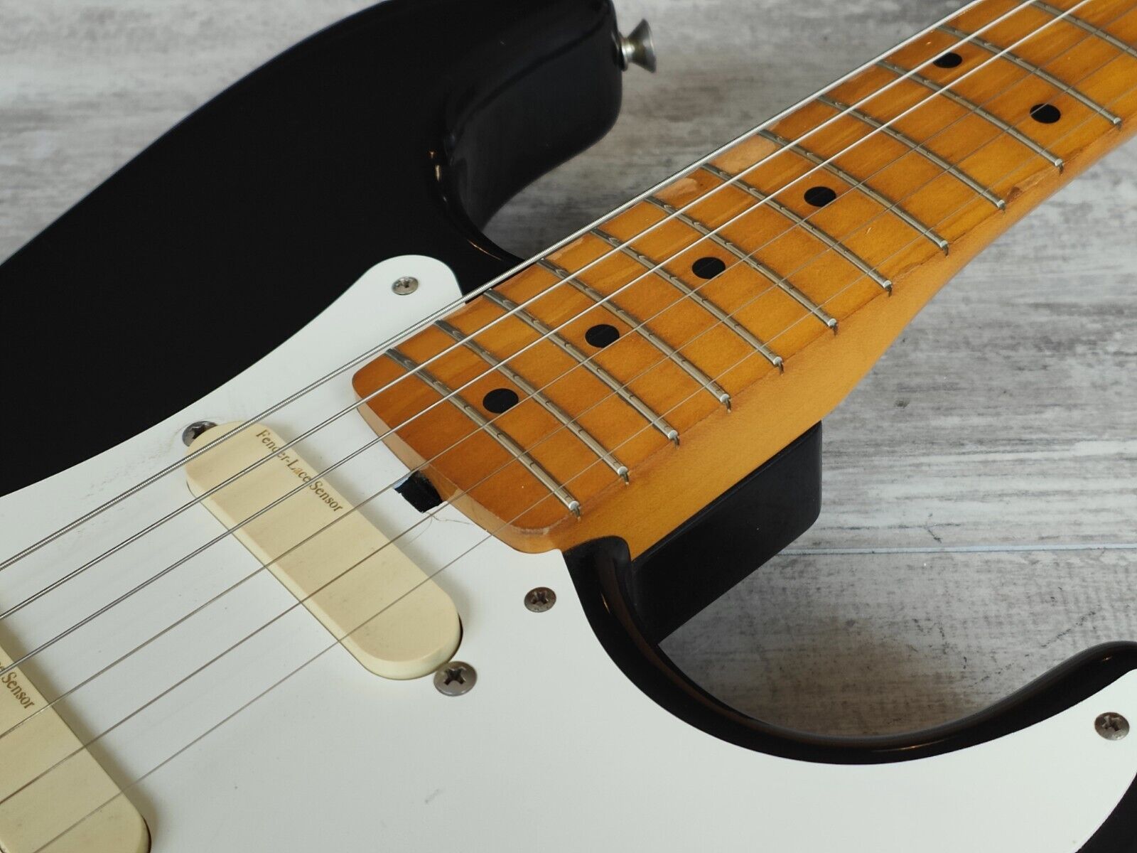 1989 Fender Japan ST54-85LS '54 Reissue "E Series" Clapton Stratocaster (Black)