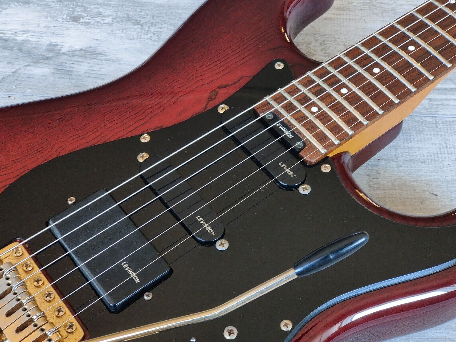 1990's Levinson Blade RH-4 Stratocaster (Trans Red)