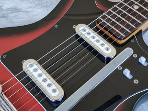 1960's Rokkomann Japan EG-2 Vintage Guitar (Red Sunburst)