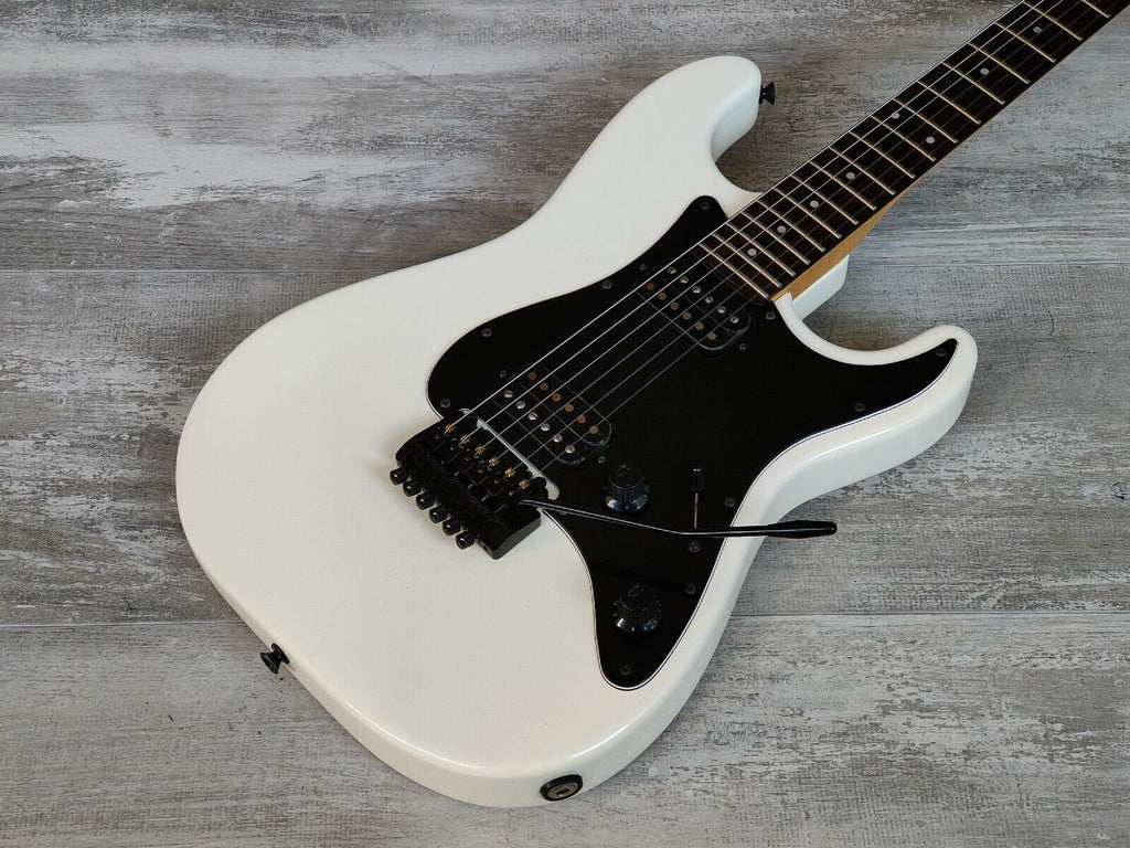 1987 Fender Japan E Series SF-455 Contemporary Stratocaster w/Kahler (White)