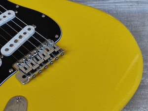 1989 Fender Japan ST72-55 LH Left Handed '72 Reissue Stratocaster (Yellow Refin)